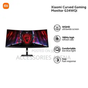 Mi 34” Curved Gaming Monitor.