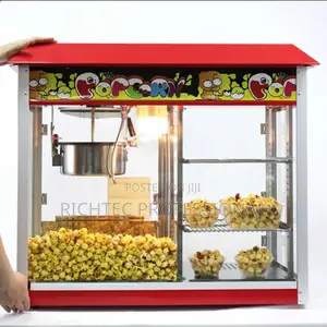 Popcorn Machine With Warmer Cart