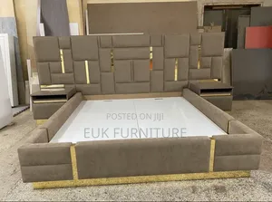 6 by 6 Bedframe With Two Side Drawers