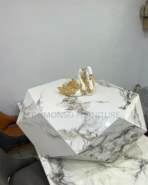 Marble Metal Coffee Table Artistic Sense Light Luxury