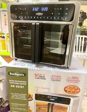 Buchymix 24l Double Compartment French Door Air Fryer Oven
