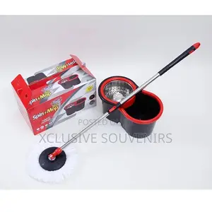 360 Spinning Mop And Bucket With Wringer Set For Home