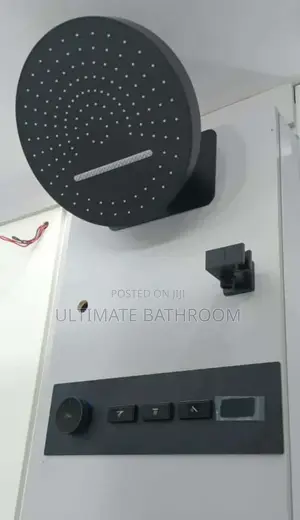 Thermostatic Black Conceal Shower
