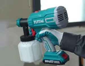 Cordless Spray Gun Set 20V Lithium-Ion Battery and Charger