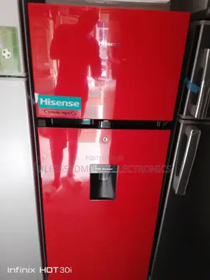Hisense Inverter Standing Fridge Double Door 3 Years Warrant