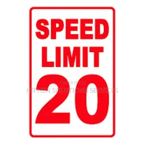 Traffic Sign 20 KPH Speed Limit Sign