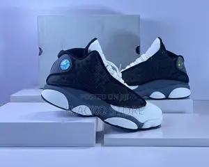 Original Air Jordan 13 Retro Black Flint Sneakers Available