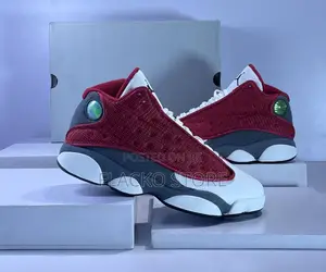 Original Air Jordan 13 Retro Red Flint Sneakers