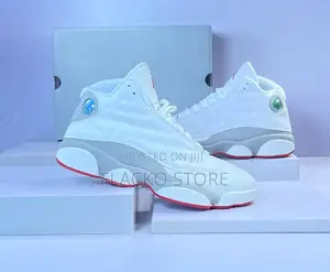 Original Air Jordan 13 Retro Wolf Grey Sneakers
