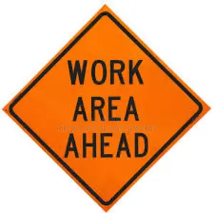 Warning Sign Men At Work Area