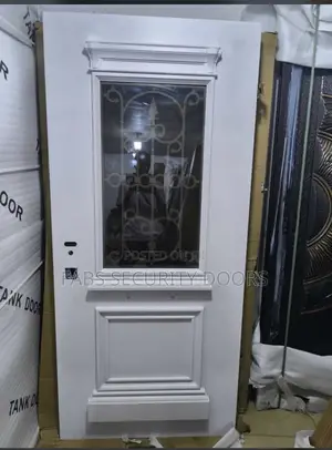 White Steel Door