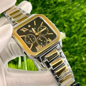 Original Guess Chronograph Gold Mix Silver Chain Watch