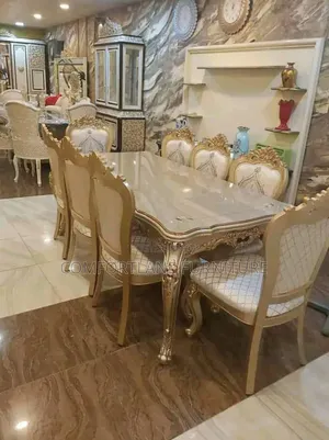 Exotic Royal Dining Table Sets With 8 Chairs