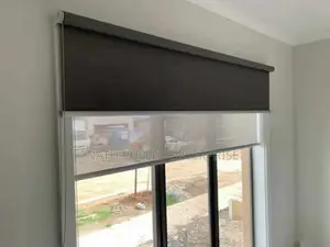 Double Open Rail Blinds