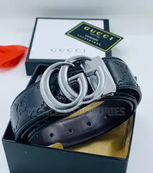 Original Gucci Leather Belt for Men