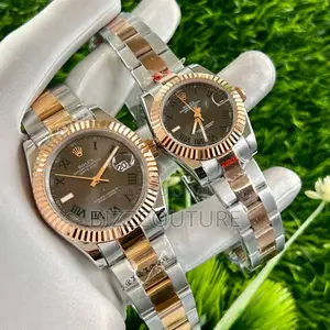 Original Rolex Oyster Perpetual Date-Just Silver Chain Watch