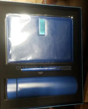 3in1 Gift Set Flask Pen  Note Book