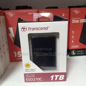 1TB Transcend SSD External(Solid State Drive