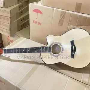 Sunburst Size 38 Acoustic Guitar With Free Bag Strap