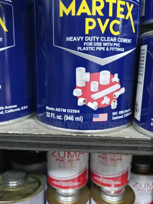 Heavy Duty Clear Cement for P C Pipes and General Fittings.