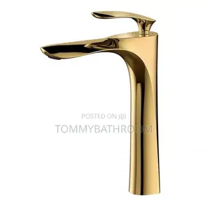 Long Basin Mixer Gold