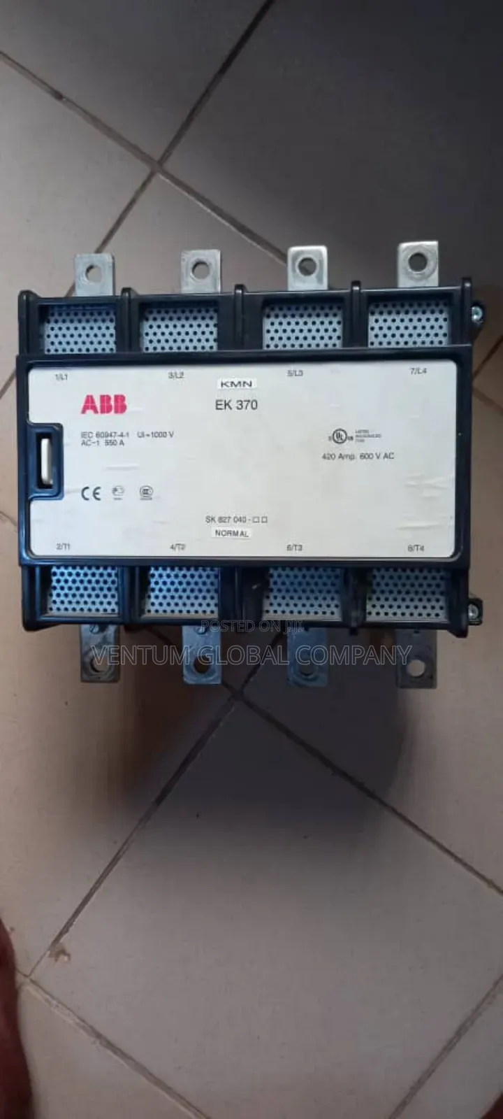EK370 ABB Contactor 4pole