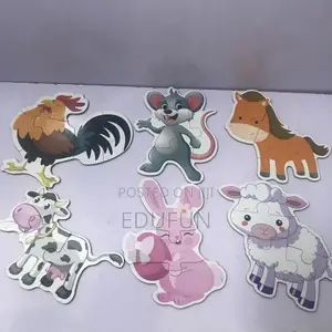 6 in 1 Farm Animal Puzzles