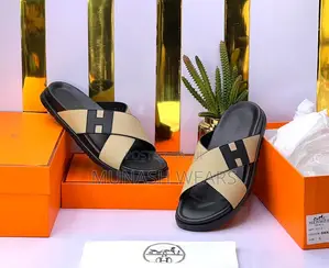 Hermes Leather Slipers