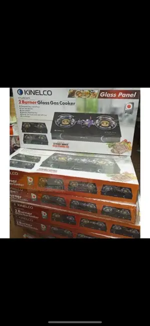 Kinelco 2 Burner Glass Table Gas Cooker