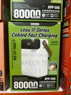 80,000mah Remax Power Bank for Phones, Tablet and USB Fans