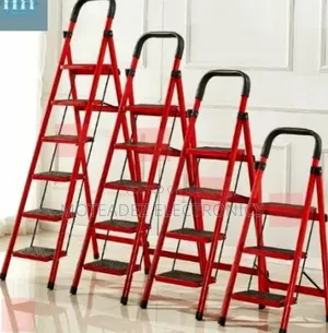 3, 4, 5 6 Layers Indoor/Outdoor Ladder W/Strong Holding Base