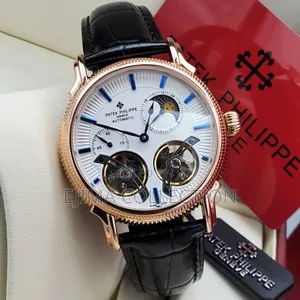 Automatic PATEK Phillippe Leather Watch