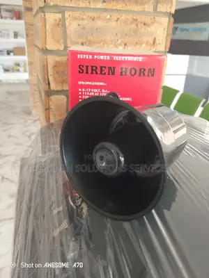 DC 12V Wired Alarm Siren Horn Outdoor With Bracket