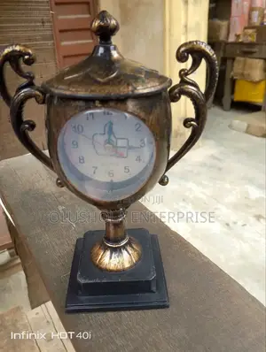 Trophy  Alarm Table Clock