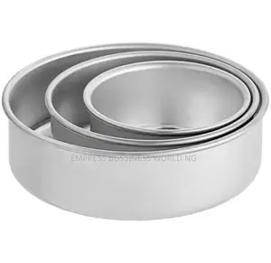 Imported Aluminum Baking Pan-3 Pieces-10,12,14inches