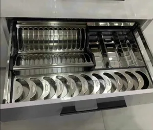 Drawer Plate Rack / Organiser (Stainless)