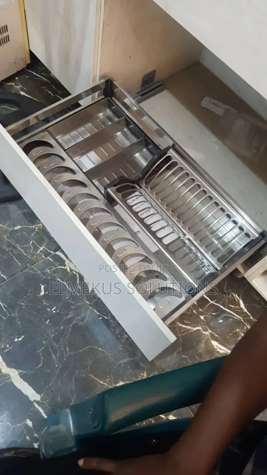 Drawer Plate Rack / Organiser (Stainless)