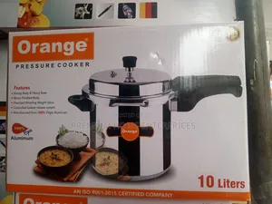 Orange Pressure Cooker 10 Liters