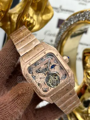 Original Cartier Mechanical Rose Gold Chain Watch