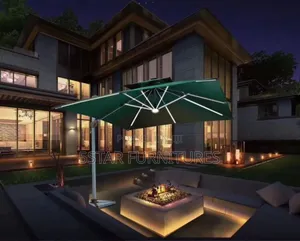 Outdoor Umbrella With LED