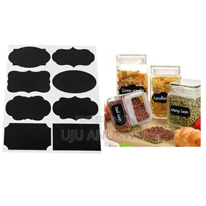 Jars Label Waterproof Pantry Organiser Sticker With Pen