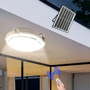 Solar LED Ceiling Light Indoor Balcony Garden Ceiling Light