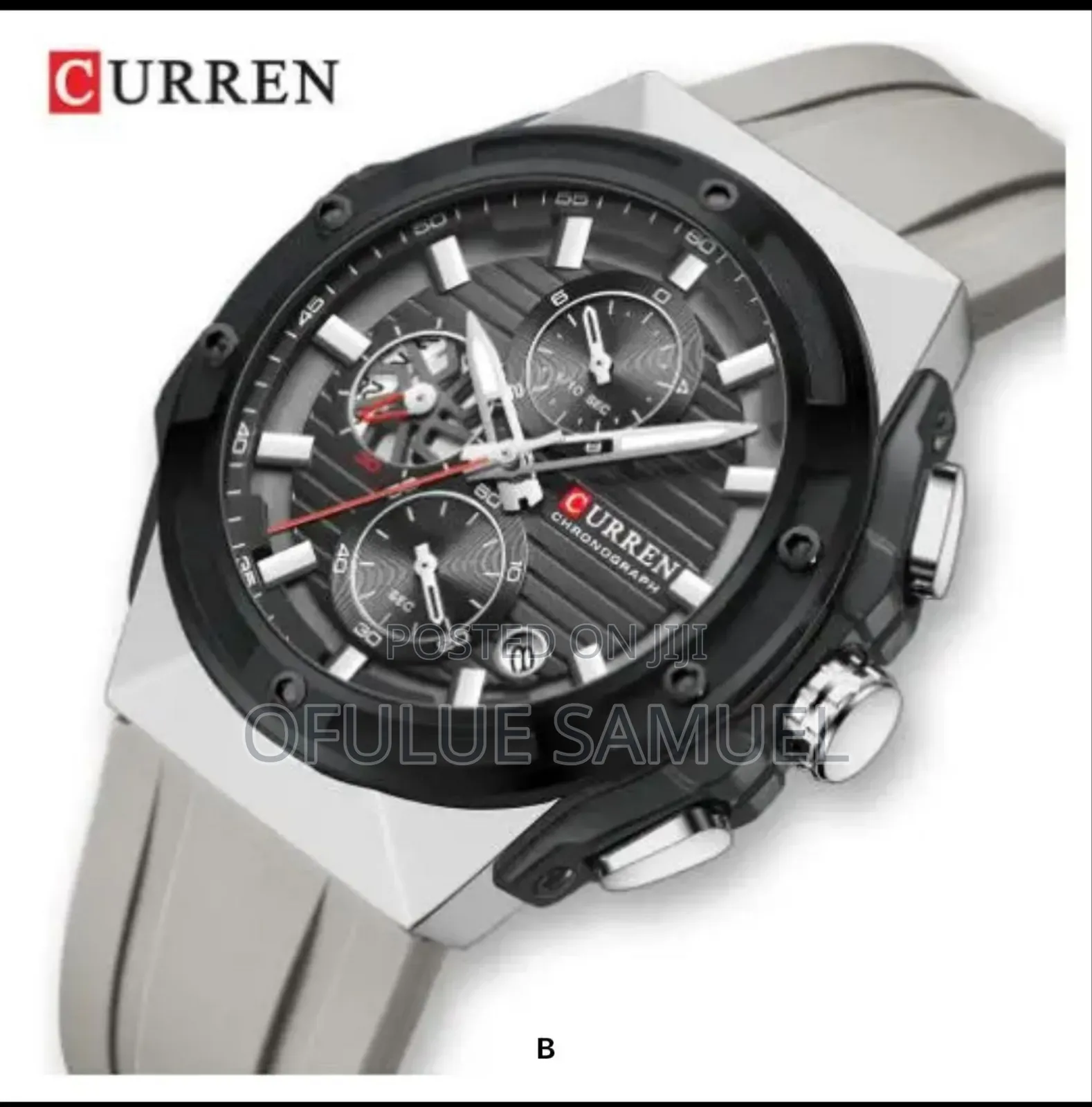 Curren Rubber Strap Wristwatch