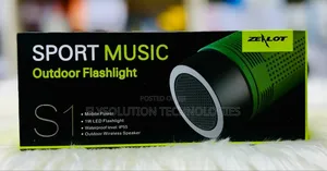 Zealot S1 Portable Bluetooth Speaker With Flash Light