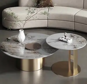 Quality Important Marble Top Two in One Center Table