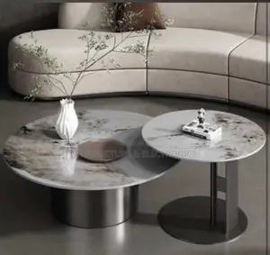 Quality Important Marble Top Two in One Center Table