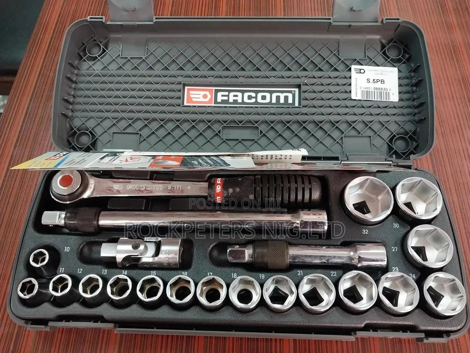 Facom 21pcs 1/2'' Drive Socket Set S.5pb