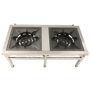 2burner Pressure Stock Pot Gas Cooker