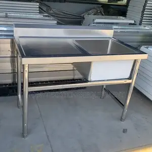 Single White Washing Sink (Industrial)