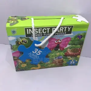Jumbo Insect Party Jigsaw Puzzle 35 Pieces